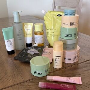 Versed Skincare Collection - almost all new and never opened.